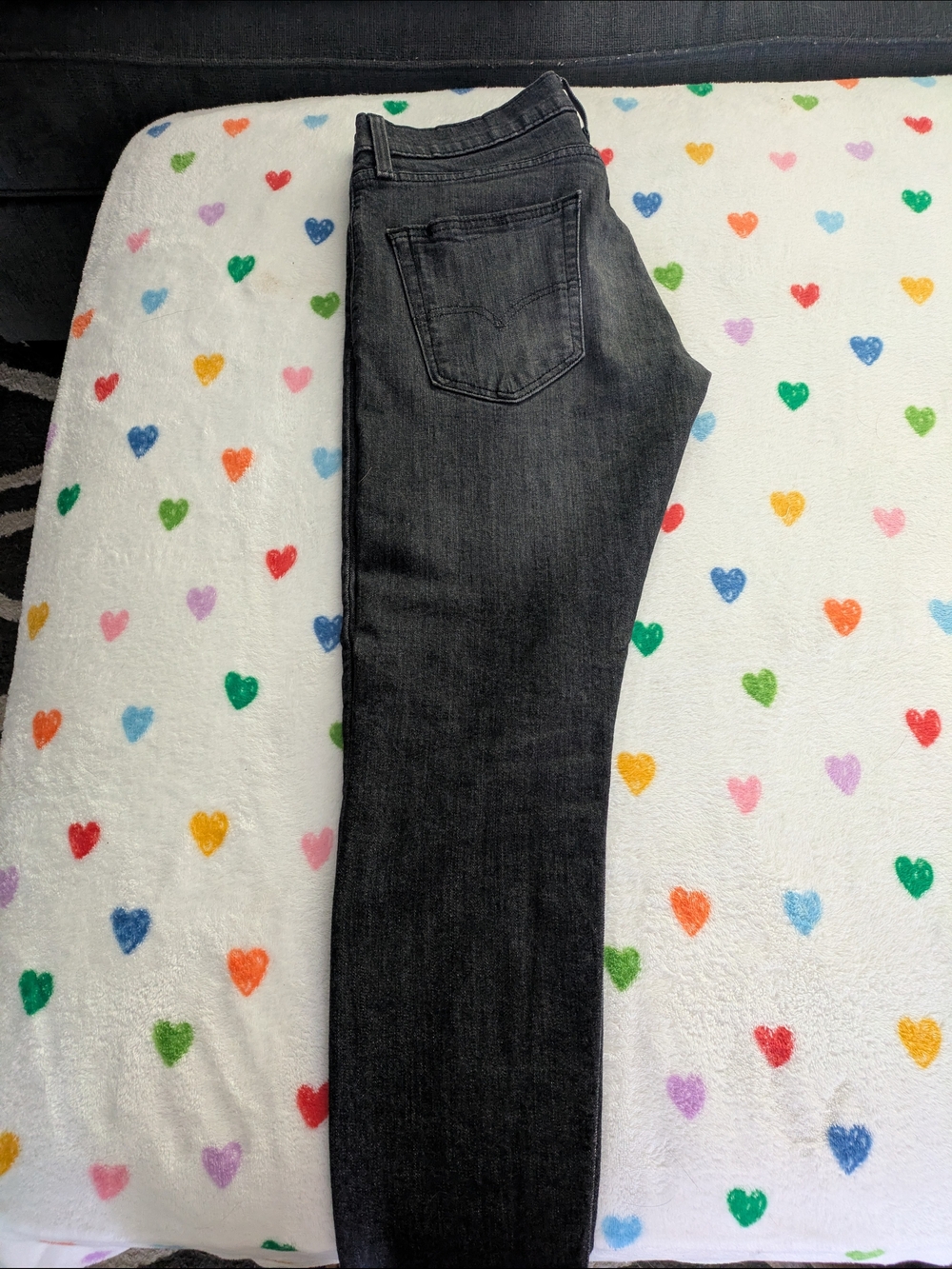 Men's Levi's Black Washed Jeans